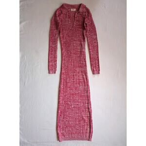 Showpo Knitted Collared Maxi Sweater Dress Size 2